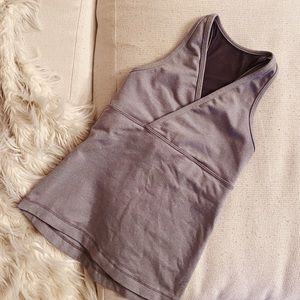 Gray Lululemon Top